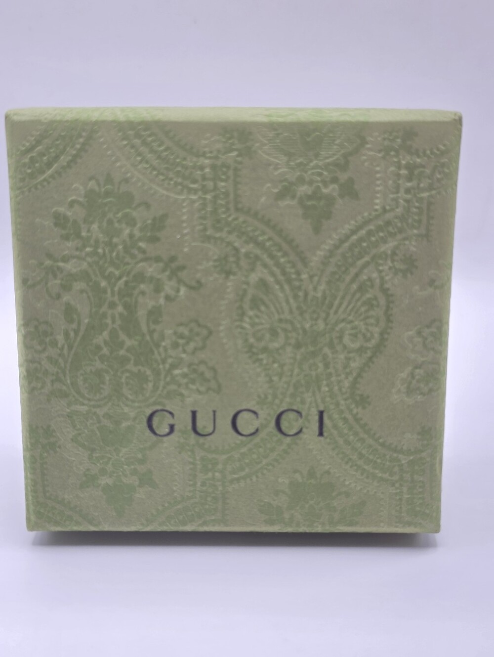 Gucci Light Green Embossed Patterned Box